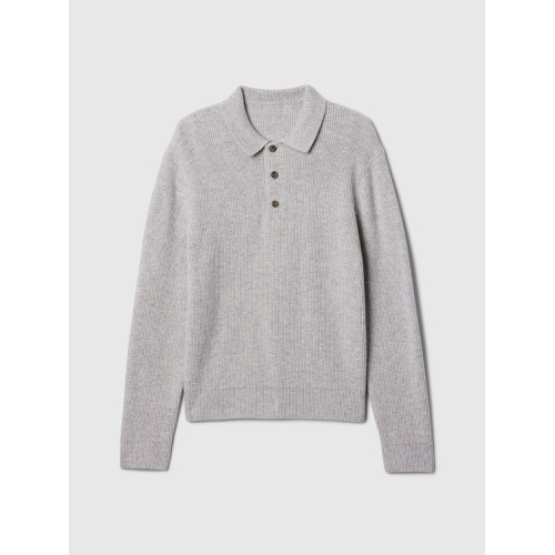 갭 Kids CashSoft Rib Polo Sweater