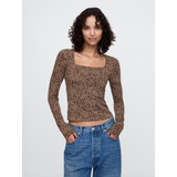 CloseKnit Jersey Square-Neck Top