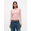 Modern Rib Cropped T-Shirt