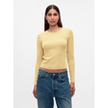 Modern Rib Cropped T-Shirt