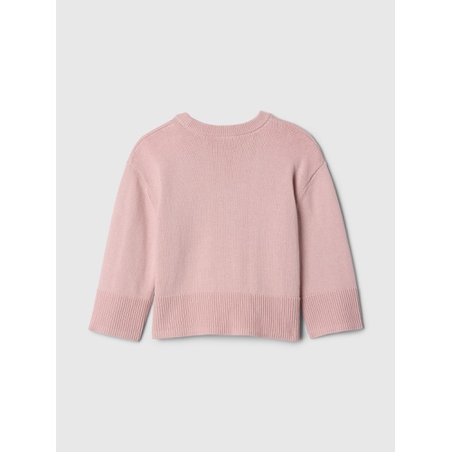 갭 Baby & Toddler 24/7 Split-Hem Sweater