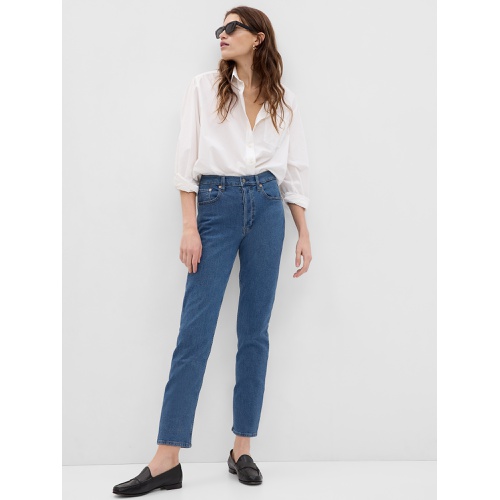 갭 High Rise Cheeky Straight Jeans