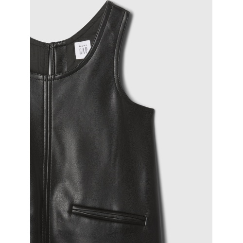 갭 babyGap Vegan Leather Jumper Dress