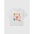 Kids Strawberry Shortcake Berrykin Bows Graphic Boxy Crop T-Shirt