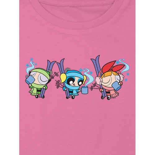 갭 Kid Power Puff Girls Winter Cuties Graphic Boxy Crop T-Shirt