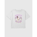 Kids Minnie Mouse Cowgirl Floral Graphic Boxy Crop T-Shirt