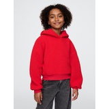 Kids Sherpa Cropped Hoodie