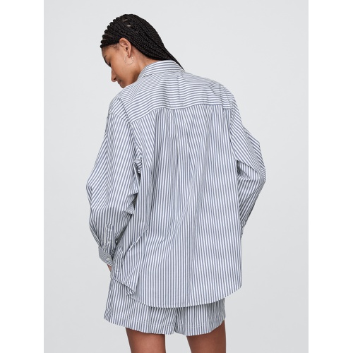 갭 Gap Organic Cotton Poplin Big Shirt