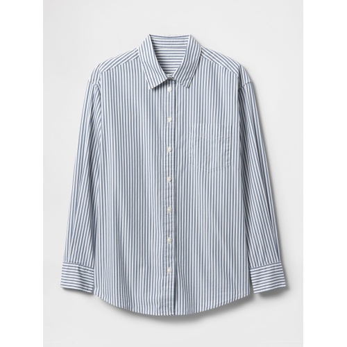갭 Gap Organic Cotton Poplin Big Shirt