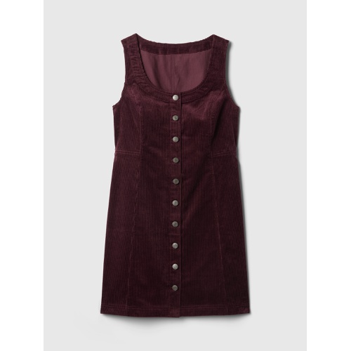 갭 Corduroy Button Mini Dress