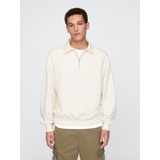 Heavyweight Quarter-Zip Polo Sweatshirt