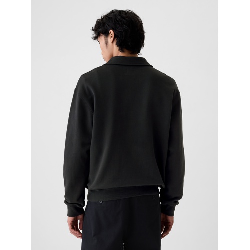 갭 Heavyweight Half-Zip Pullover