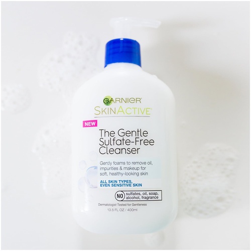  Garnier SkinActive Gentle Sulfate-Free Foaming Face Wash, 13.5 fl. oz.