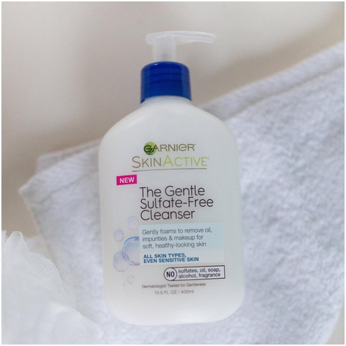  Garnier SkinActive Gentle Sulfate-Free Foaming Face Wash, 13.5 fl. oz.