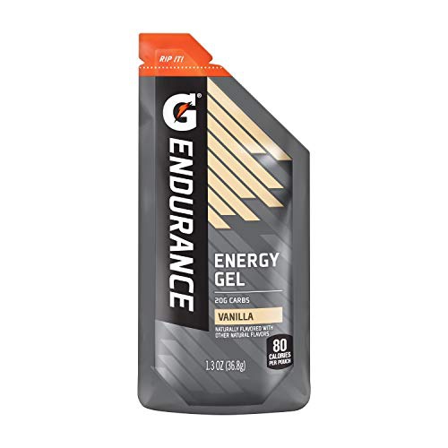  Gatorade Endurance Energy Gel, Vanilla, 21 Pack, 1.3 oz Pouches