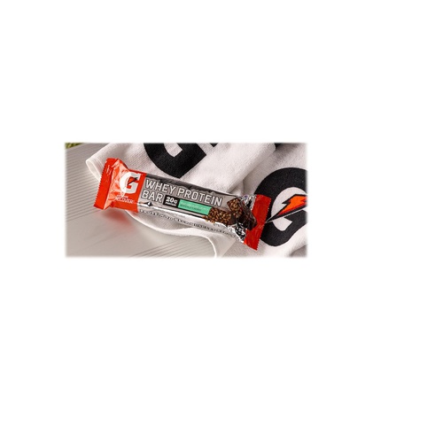  Gatorade Whey Protein Bars, Cookies & Creme, 2.8 oz bars (Pack of 12, 20g of protein per bar)