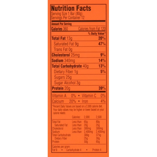  Gatorade Whey Protein Bars, Chocolate Pretzel, 2.8 oz bars (Pack of 12, 20g of protein per bar)