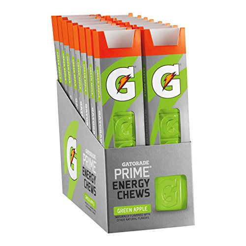  Gatorade Prime Energy Chews, Green Apple - 1 oz (Pack of 16)