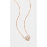 Gemma 14k Diamond Flower Necklace
