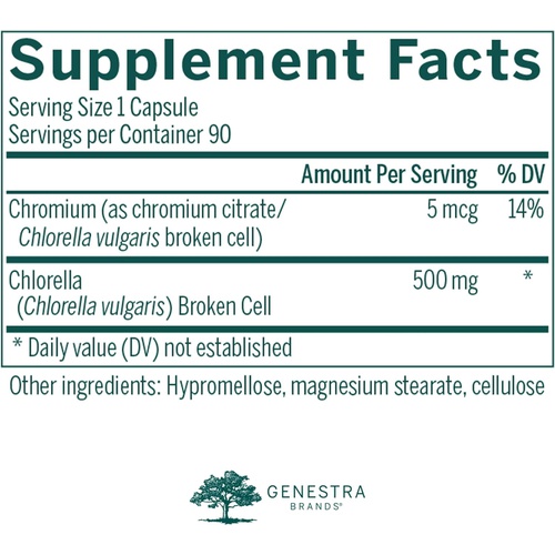  Genestra Brands Chlorgen Chlorella Pyrenoidosa Dietary Supplement 180 Capsules
