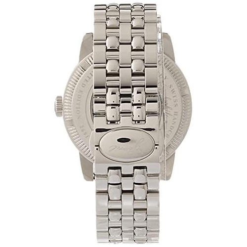  Gevril Men Vanderbilt Automatic Watch with Stainless Steel Strap, Silver, 22 (Model: 2691S)