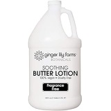 Ginger Lily Farms Botanicals Soothing Butter Lotion, 100% Vegan, Paraben, Sulfate, Phosphate, Gluten & Cruelty-Free, 1 Gallon, Fragrance-Free, 128 Fl.Oz