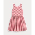 Gingham Cotton Madras Dress