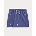 Polo Pony Stretch Mesh Skirt