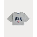 Team USA Cotton Jersey Boxy Tee