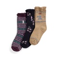 Fair Isle Crew Sock 3-Pack