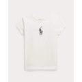 Floral Big Pony Cotton Jersey Tee