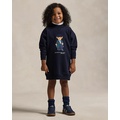 Polo Bear Fleece Sweatshirt Dress