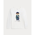 Polo Bear Cotton Jersey Long-Sleeve Tee