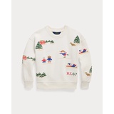 Embroidered Fleece Sweatshirt