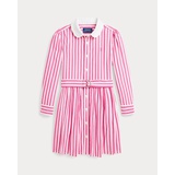 Striped Cotton Poplin Shirtdress