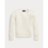 Cable-Knit Cotton Sweater