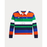 Striped Cotton Jersey Boxy Rugby Shirt