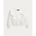 Ruffled French Terry Sweatshirt