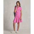 Stretch Mesh Polo Dress