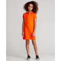 Cotton Mesh Polo Dress