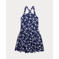 Anchor-Print Cotton Jersey Dress