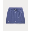 Polo Pony Stretch Mesh Skirt