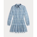 Gingham Cotton Madras Shirtdress