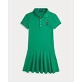 Polo Bear Stretch Mesh Polo Dress