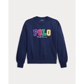 Corduroy-Logo Fleece Sweatshirt