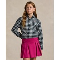 Plaid Cotton Poplin Boxy Shirt