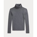 Ribbed Cotton-Blend Turtleneck