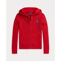 Polo Bear Cotton Full-Zip Sweater