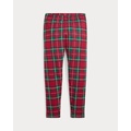 Plaid Stretch Jersey Legging