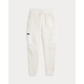 Waffle-Knit Cotton Cargo Jogger Pant